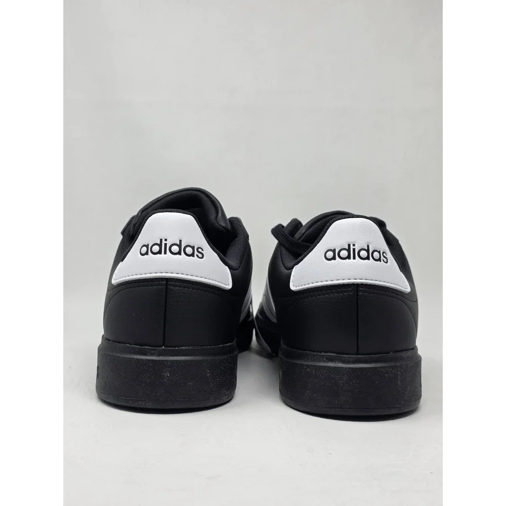 Adidas Grand Court 2.0 Size 11.5 Mens Black White Athletic Shoes JR0546 New